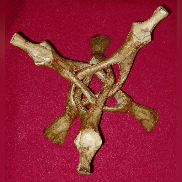 Beautiful Majolica Style Frog on a Log Pottery Wooden 3 Footed Planter 6.5"x7" - Picture 8 of 11